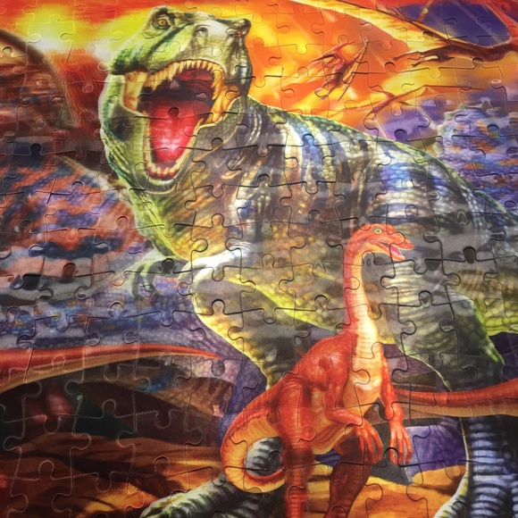 3D lenticular Dinosaur puzzle - Picture 4 of 5